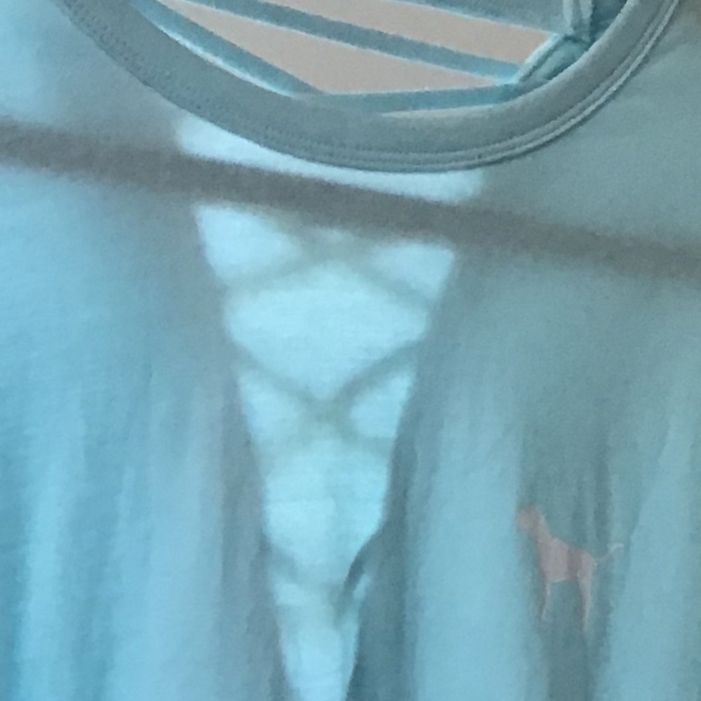 PINK Victoria’s Secret Crop Top in Turquoise  Aqua